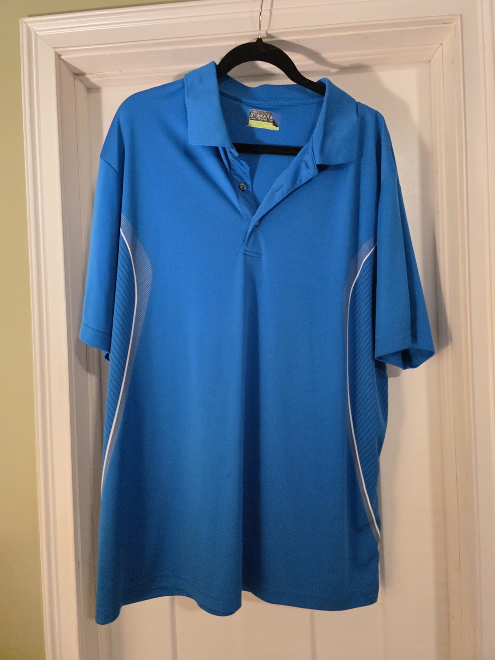 Men's Blue Performance Polo Shirt